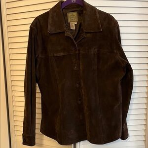 A.M.I.  Women’s  Dark Brown Leather Jacket